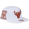 Casquette Snapback MITCHELL & NESS Chicago Bulls - Blanc - Homme - Sportswear