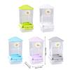 Automatic Bird Food Dispenser Container Hanging Parrots Feeder for Parakeets and Small Bird with Transparent Design
