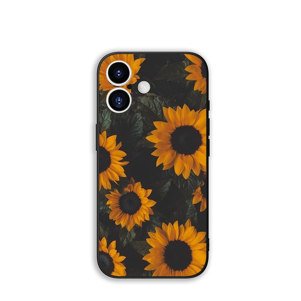 Cover Sunflower Flower Painted Yellow for Samsung Galaxy S25 S24 S22 S23 FE Ultra Plus A56 A05 A06 A15 A16 A55 S7 Edge Case