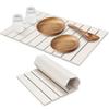 Large Dish Drying Mat Foldable Water-absorbing Diatomaceous Earth Mat Quick Dry Pad for Kitchen Counter