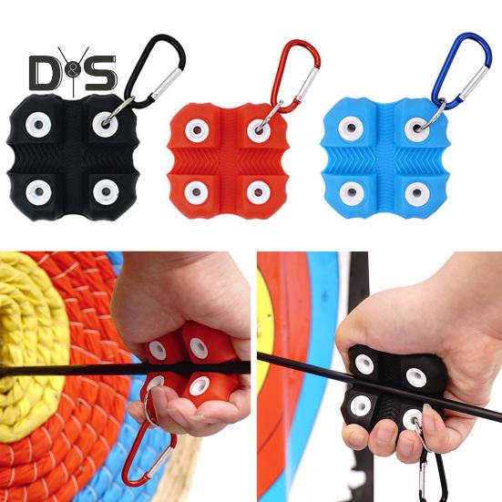 Arrow Puller Silicone Small Archery Target Remover Gripper with Hanging Buckle Ergonomic Hand Saver for Practice