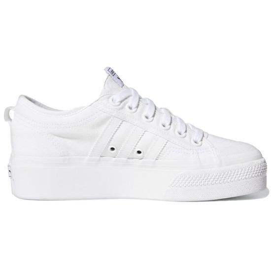 adidas Женские кроссовки Nizza Platform Triple White FV5322