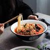 Японская суповая миска бытовая керамическая миска для рамена миска-шляпа керамическая миска посуда японская посуда