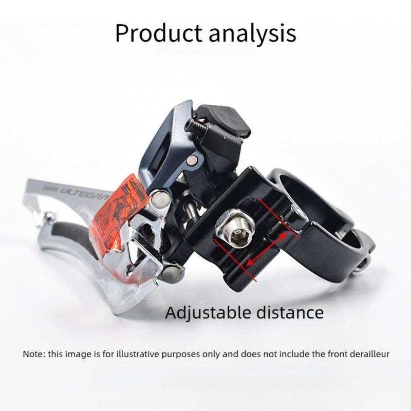 Bicycle direct-mount/direct-lock front derailleur adapter seat 28.6/31.8/34.9MM Suitable for steel /aluminum/carbon frames