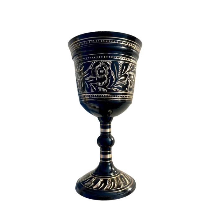 Royal Wine Goblet Solid Brass Handmade Premium Wine Cup Medieval Decor Goblet