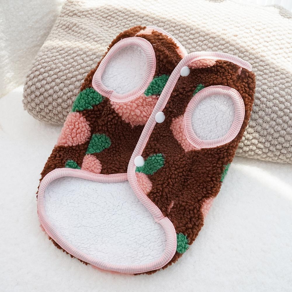 Winter Warm Dog Clothes Cute Puppy Coat Soft Plush Pet Clothes for Small Medium Dogs Chihuahua Yorkie Costume Dog Accessories