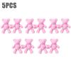 5 Pair Bear Shape Adjustable Jeans Button No-Sew Extenders Replacement Jeans Button Pins Removable Waistband Cinching