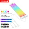 COOLMOON AOSOR AL200 Светодиодная лента 5V ARGB Aura Sync Гибкая световая лента Расширяемая Изгибаемая Многофункциональная DIY для материнской платы 24PIN