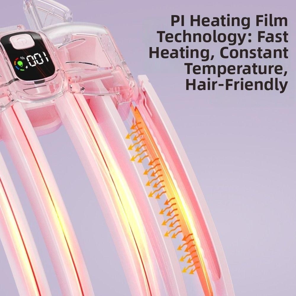 Rechargeable Electric Hair Clips Seamless Design Volumizing Bangs Clip For Roots Volume