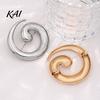 Spiral Brooch Pin Minimalist Geometric Pin, Art Badge for Men Decorative Lapel Women, Alloy Coats Suits Sweaters Scarves Design