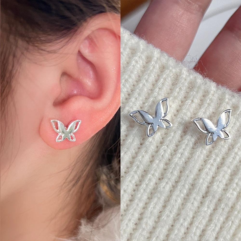Серьги-гвоздики из серебра S925, легкая роскошь, жемчуг и циркон, для женщин, высококачественные, темпераментные, нишевые, универсальные