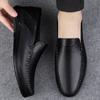 Luxury Brand Slip On Men Loafers Genuine Leather Italian Casual Men's Shoes New High Quality Black Driving Boat Shoes Moccasins