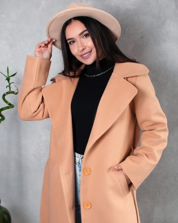 Классическое пальто с поясом ISSA Plus