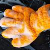 Double-sided Care Cleaning Gloves Coral Fleece 5-Finger Gloves Car Washing Gloves  for Car Wash
