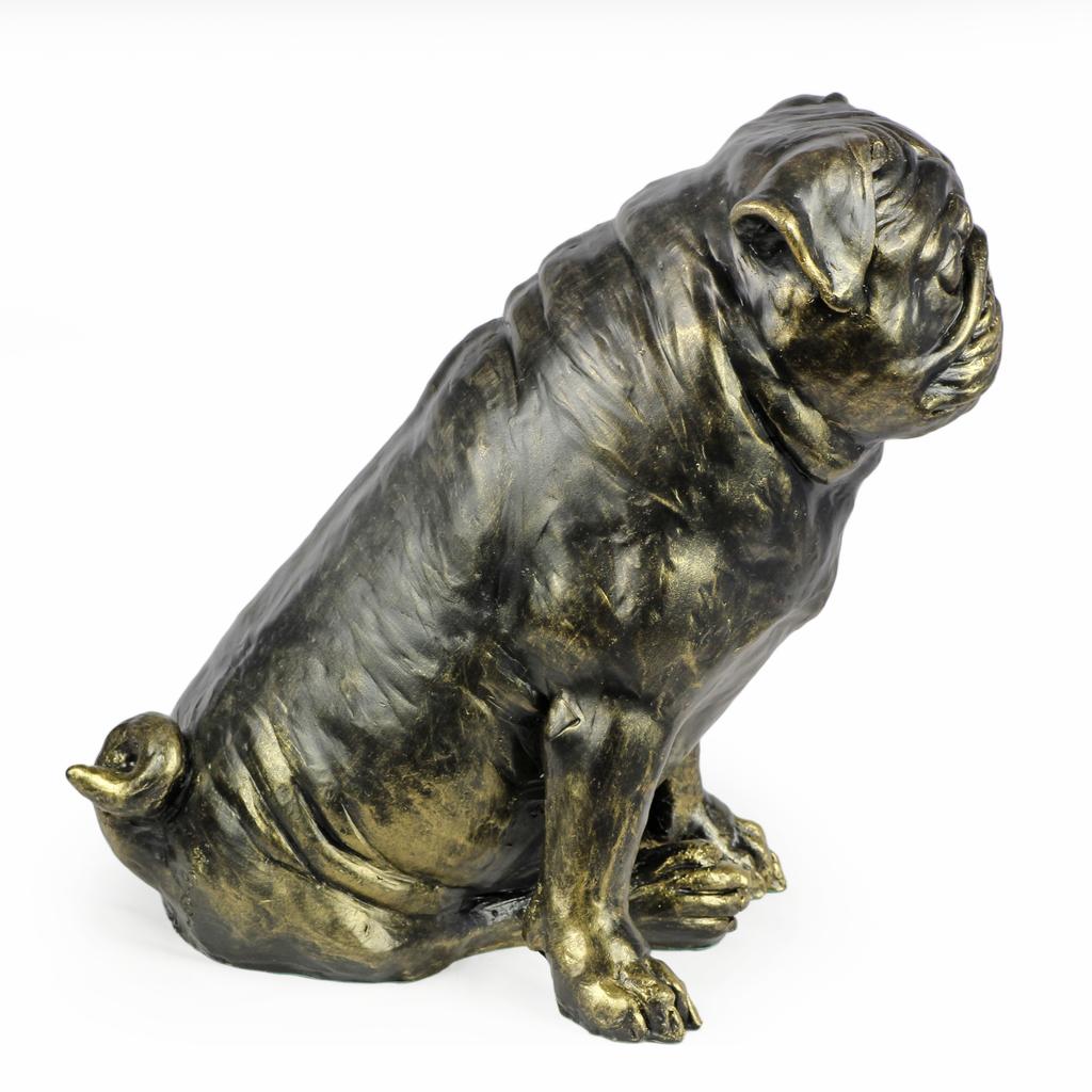Pug - Life-size dog statue, 1:1 scale figure, statue for the garden by Art-Dog