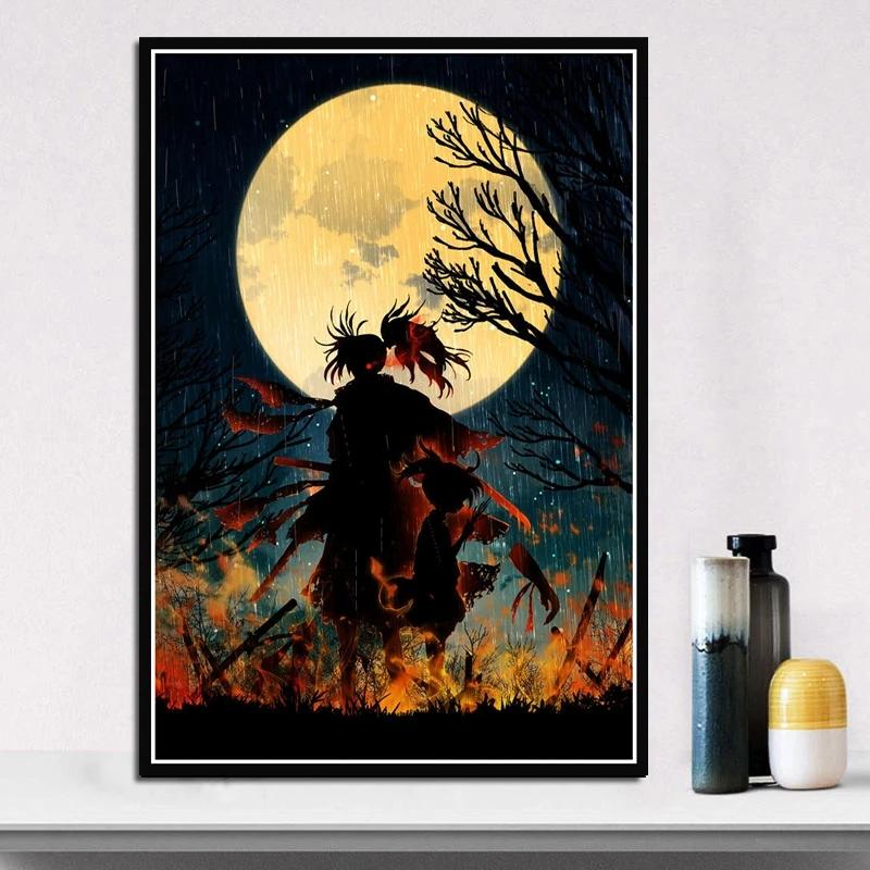 Настенное искусство Холст Картина Домашний Декор Печать Постеры Японское Аниме Нордический Современный Стиль Модульные Картины Декор Детской Комнаты