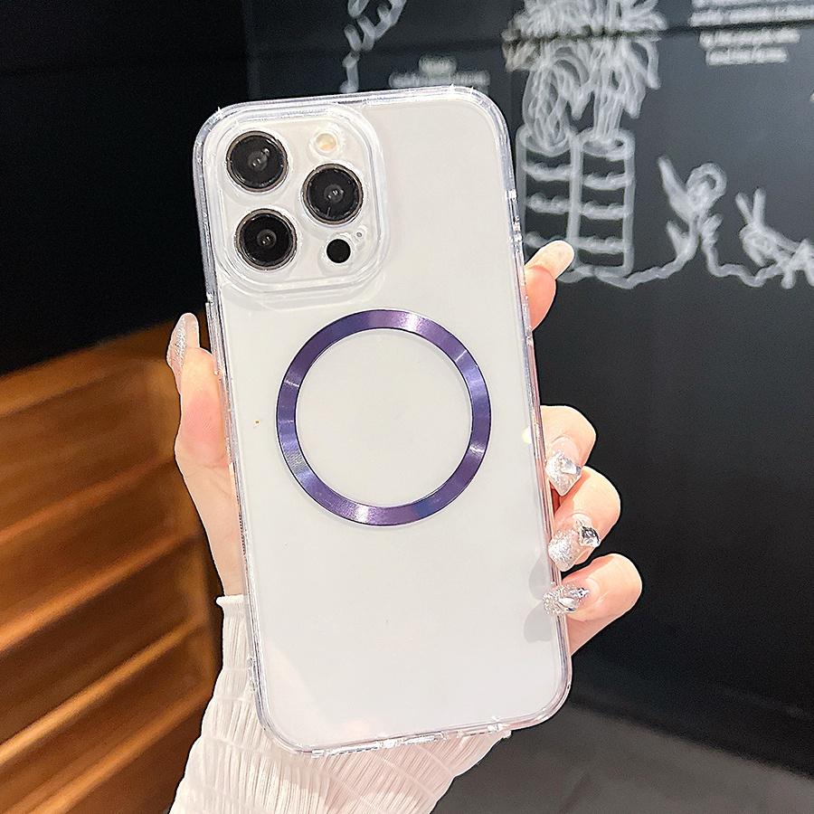 Роскошный чехол для телефона с металлическим кольцом и текстурой CD для iPhone 16 Pro Max 15 Plus 14 13 12 11 XR XS MAX, противоударный прозрачный бампер