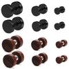 1 пара 16G Стальная Пирсинг для Хряща Уха Деревянные Пирсинги Helix Tragus Штанги Серьги-Гвоздики Заглушки Тоннели для Мужчин Женщин 6-10 мм