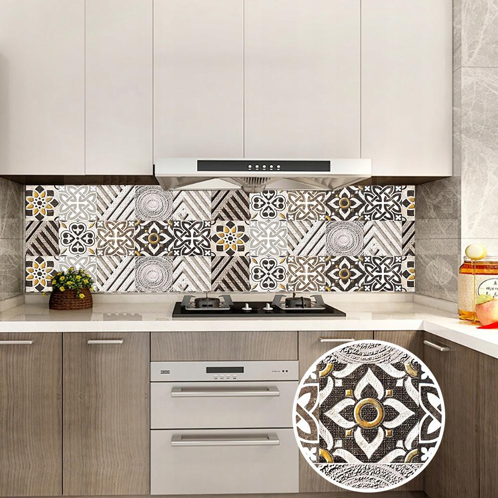 Self-adhesive PVC Patchwork Panel Tiles Set of 10 Wallpaper 20X20Cm Zm-06-036