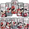 Phone Case for Samsung Galaxy S24 S23 iPhone 15 14 Xiaomi Redmi Note 13 12 11 8 10 9 Pro Max X XR OPPO A15 Huawei Lovely Mickey Mouse Minnie Cover