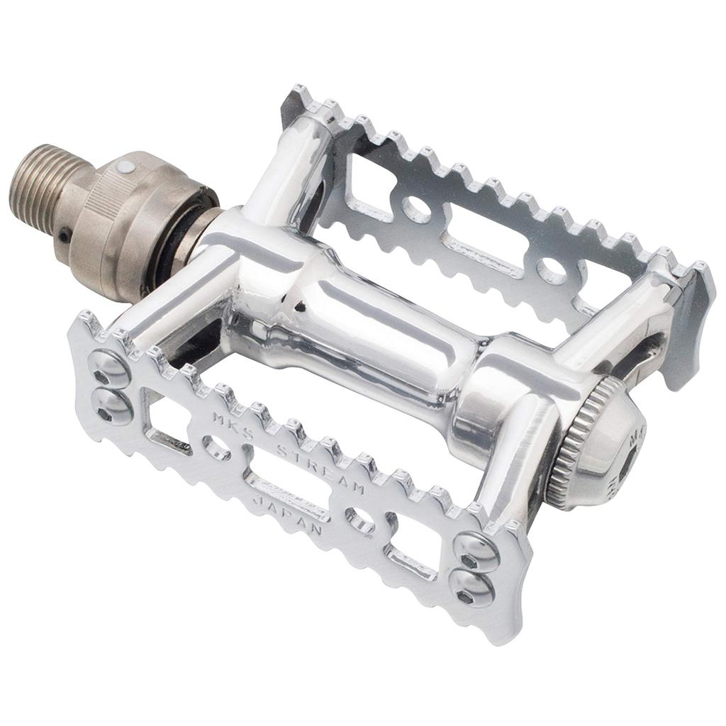 Велосипедная педаль Mikashima SYLVAN STREAM NEXT EzySuperior Stream Next Easy Silver (МКС) (Сильван Супериор)