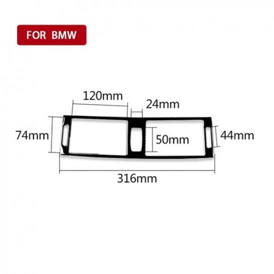 Piano Black Central Air Outlet Vent Frame Sticker For BMW X5 E70 X6 E71 2008-14