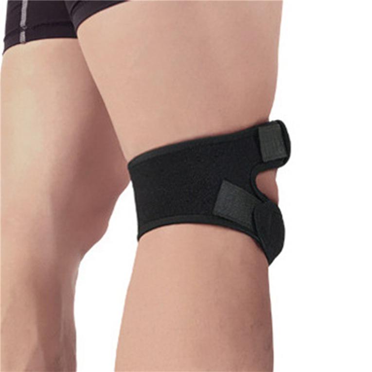 Регулируемая спортивная наколенница унисекс, защита для уличного фитнеса, тренажерного зала, пешего туризма, бега, защита коленной чашечки, защитная полоса