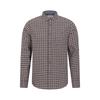 Mountain Warehouse Mens Driftwood Checked Organic Shirt