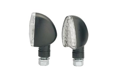 Kijima 219-5138 Мотоциклетные запчасти Поворотник Стрелка Черный Светодиодный 1 Вт Комплект из 2 шт.