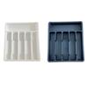 Large Capacity Utensil Tray 6 Compartments Fork Spoon Holder Cutlery Storage Box Household
