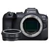 eos r6 body with eos r mount adapter