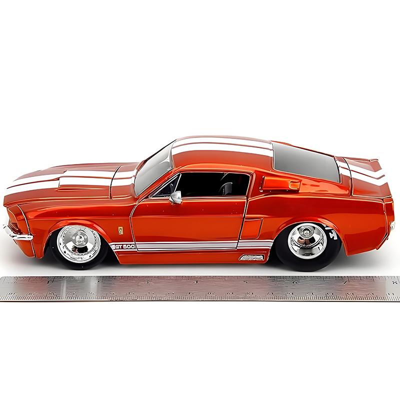 1:24 1967 Shelby GT500 Литой Автомобиль Diecasts & Игрушечные Транспортные Средства Модель Автомобиля Миниатюрная Масштабная Модель Автомобиля Для Детей