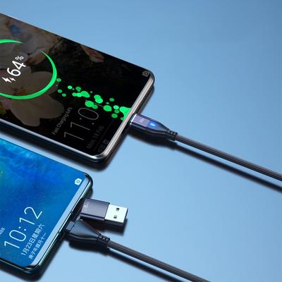 Магнитный кабель для быстрой зарядки PD 60 Вт, двойной Type C на Type C и USB-адаптер для быстрой передачи данных