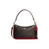 New Clara Cow Leather Shoulder Bag, Crossbody Bag Women's Dark Brown CF377-IMRVQ