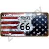 Винтажный Металлический Жестяной Знак Route 66 Машины Декор для Бара, Клуба, Шиномонтажа