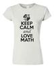 Новая детская футболка Keep Calm and Love Math, футболка для любителя математики, унисекс