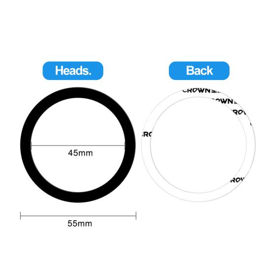 3 шт. из нержавеющей стали, магнитные беспроводные металлические магнитные комплекты для быстрого преобразования, кольца и легкая зарядка, магнитное крепление