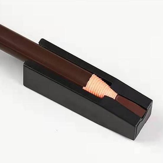 Точилка для карандашей для бровей с защитным пазом для кончика, простая в использовании, широкое применение