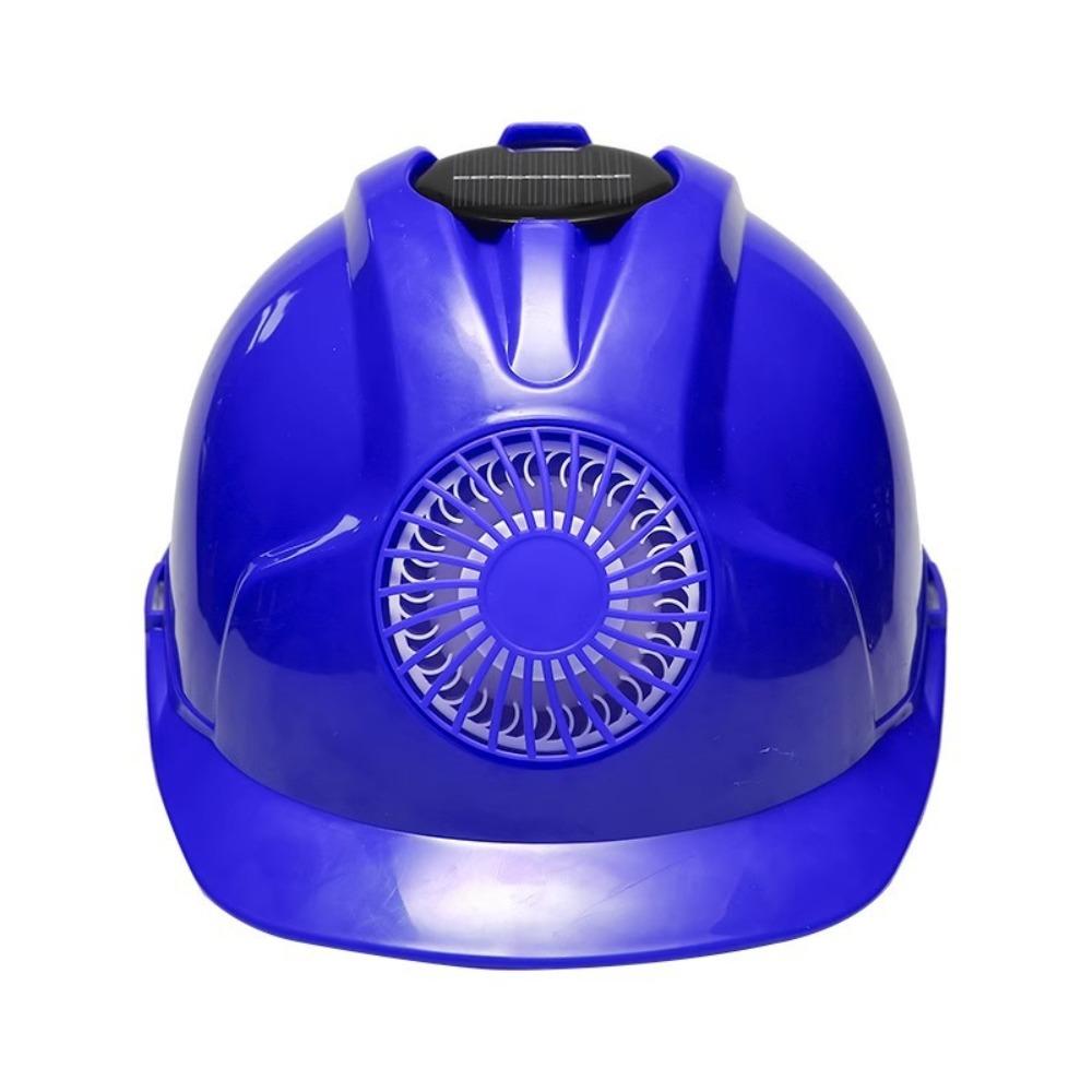 Adjustable Solar Power Fan Helmet Ventilation ABS Plastic Protective Cap Sunscreen with Cooling Fan Safety Hard Hat Industrial