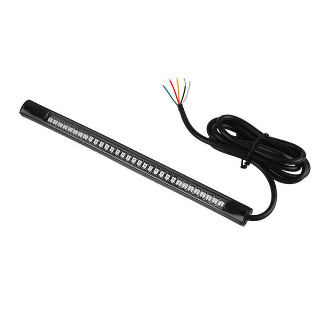 Светодиодный фонарь номерного знака мотоцикла, многофункциональный красный желтый светодиодный задний фонарь для модификации