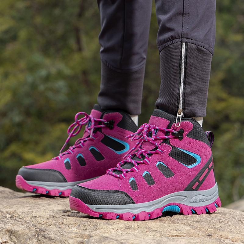 Обувь Зимняя Женская Ботильоны Уличные Треккинговые Ботинки Обувь для Пешего Туризма Женская Обувь для Альпинизма Трекинговые Кроссовки Wandelschoenen Botas Mujer