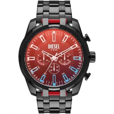 DZ4589 Мужские часы Split Chronograph из нержавеющей стали черного цвета