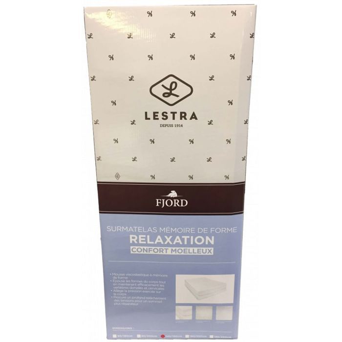 Lestra Fjord Memory Foam Mattress Topper 90 X 190 Cm Lestra