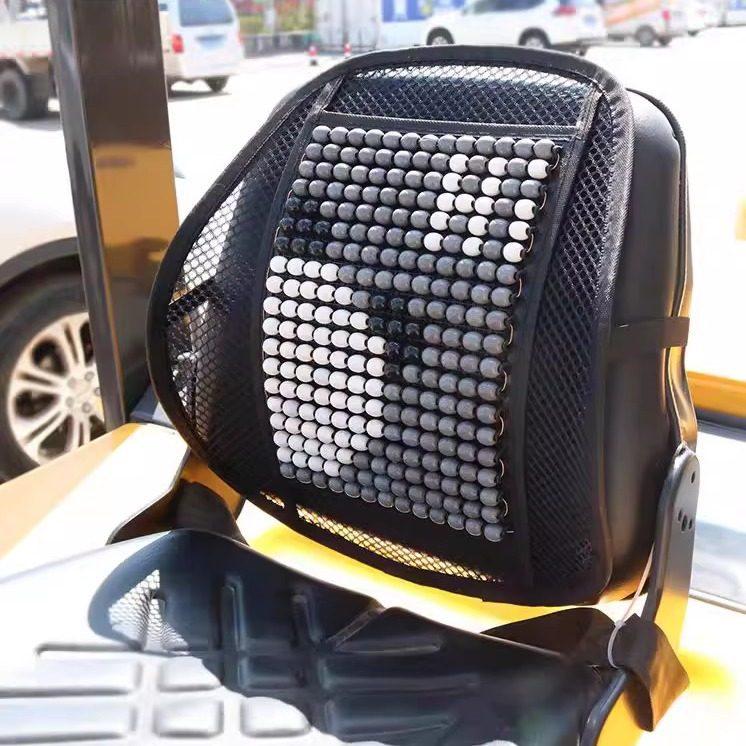Breathable Summer Forklift Seat Cover for Heli, Longgong, Liugong - Cool Plastic Cushion