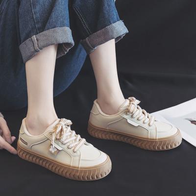 Модная женская обувь на шнуровке Kawaii Leather Flat Cute Женская обувь Дизайнерская по акции 39 Стильная акция Оригинальная новая распродажа