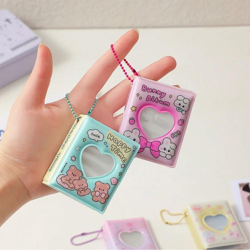 Hollow Mini Photo Album 2 Inch Photo Card Holder Mini Name Card Book