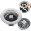 3 In 1 Kitchen Sink Drain Strainer Stopper Kits 304 Stainless Steel Kitchen Sink Stopper Anti-Clogging Sink Strainer Kitchen Accessories