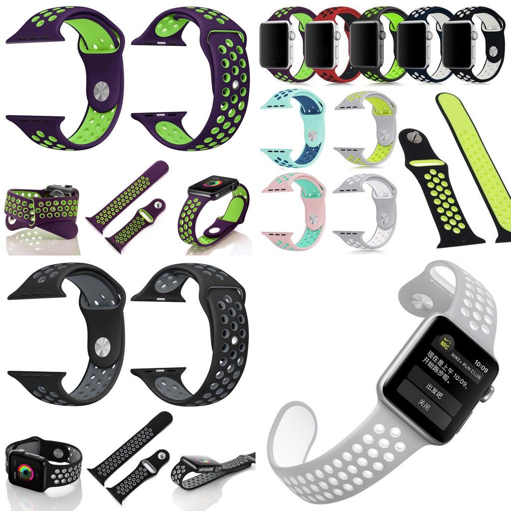 Premium Silicone Apple Watch Band Comfortable Sporty Design For Iwatch Series