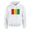 Sweat à capuche - PIXELFORMA - Drapeau de la Guinée - Хлопок-полиэстер - Прочный комфорт - Регулируется