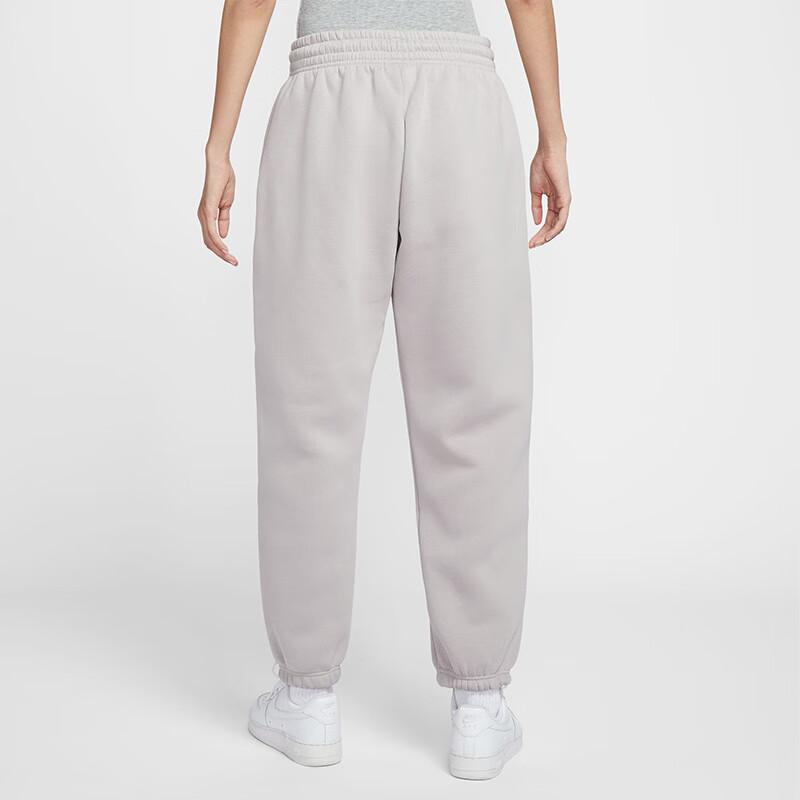 Nike Женские спортивные брюки из вязаного флиса с высокой талией, зауженные